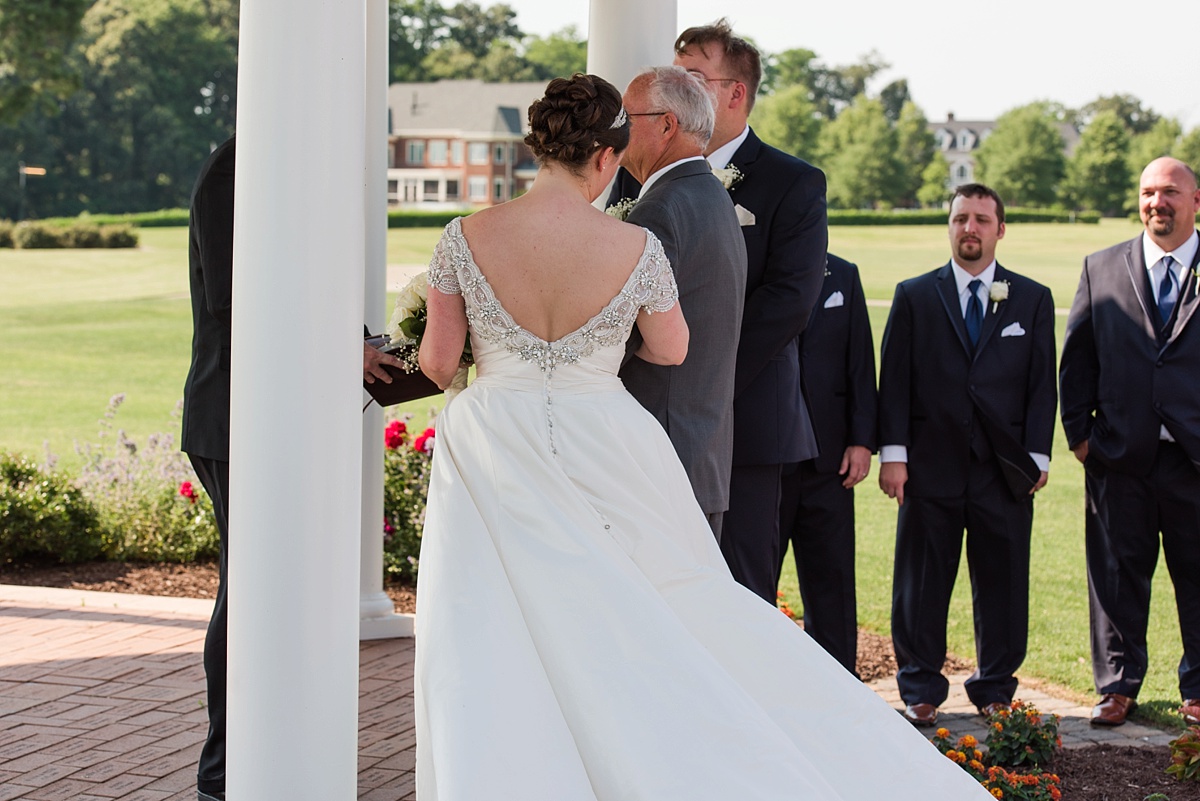 Two Rivers Country Club Navy and Gold Wedding-3331