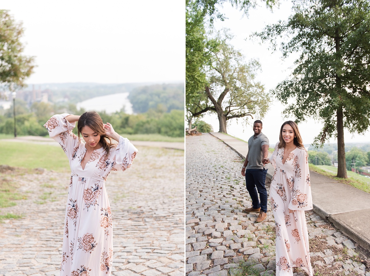 Romantic Libby Hill Engagement Session