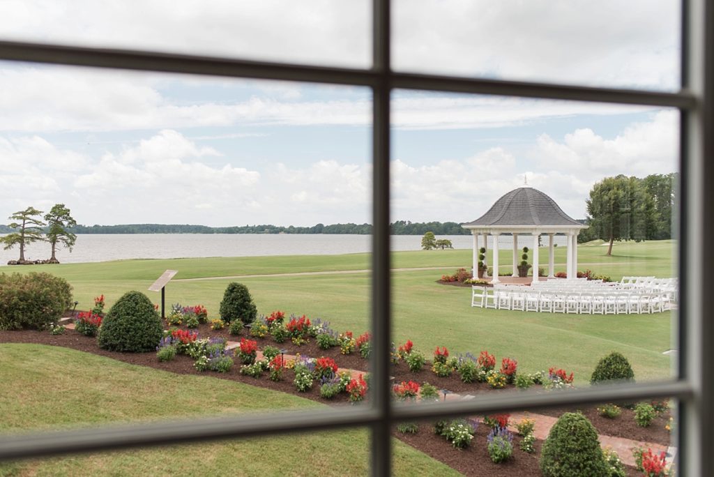 Country club wedding on the river
