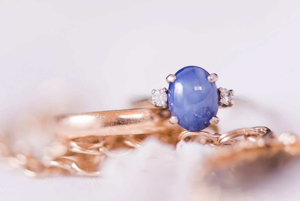 Something borrowed and blue ring