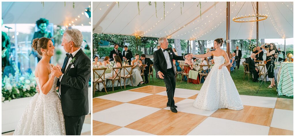bride dancing with her father