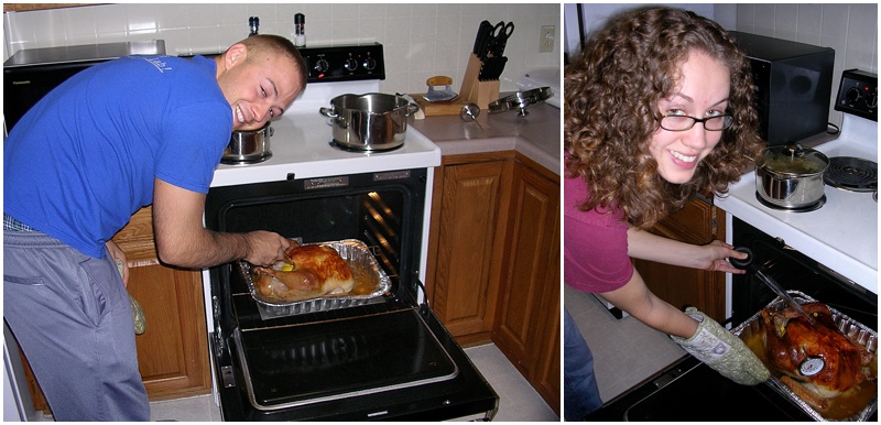 Our first cooking disaster as a married couple