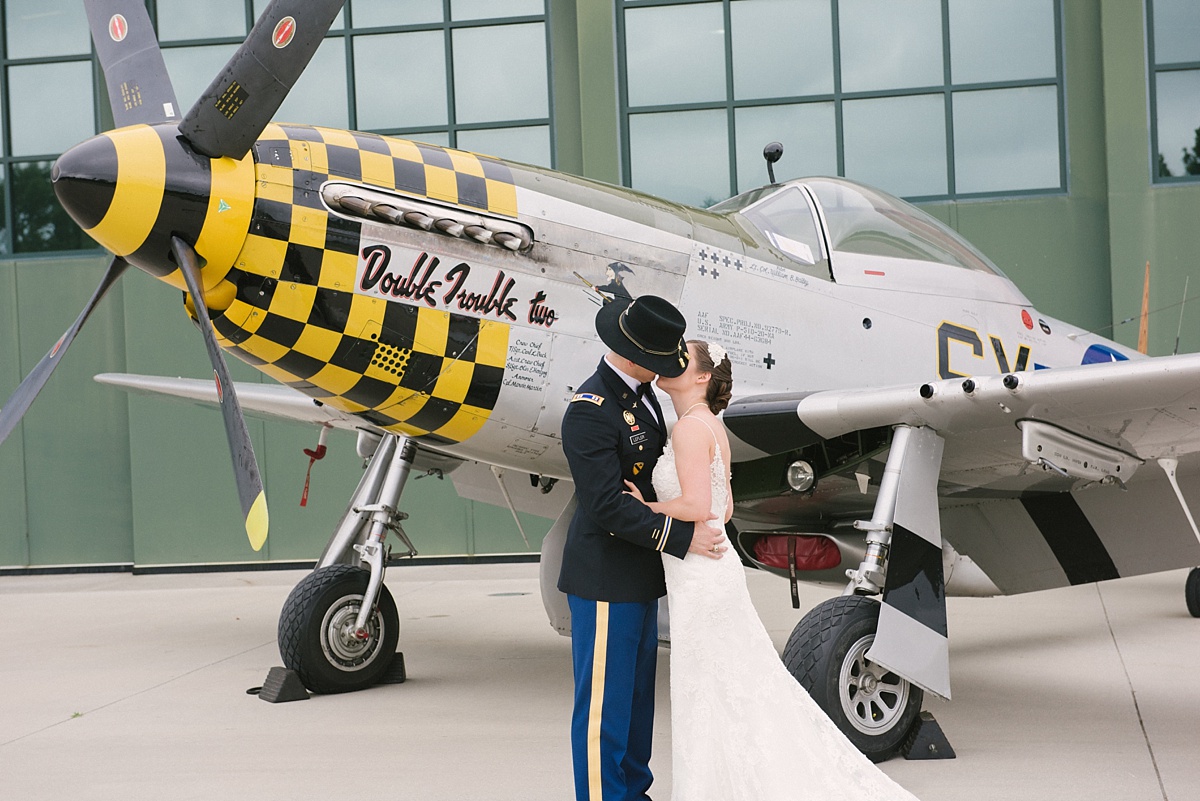 Aviation wedding photographer based out of Newport News Virginia