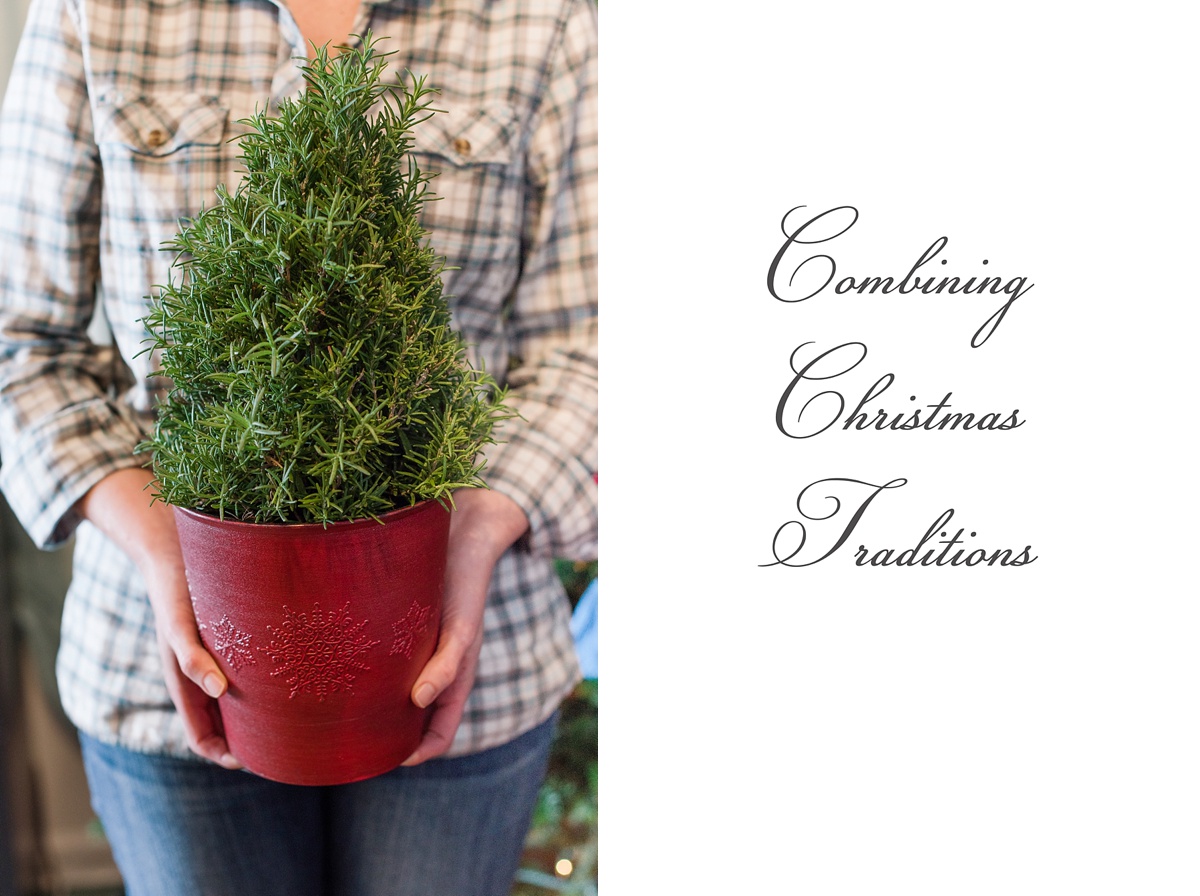 Combining Christmas Traditions tiny tree