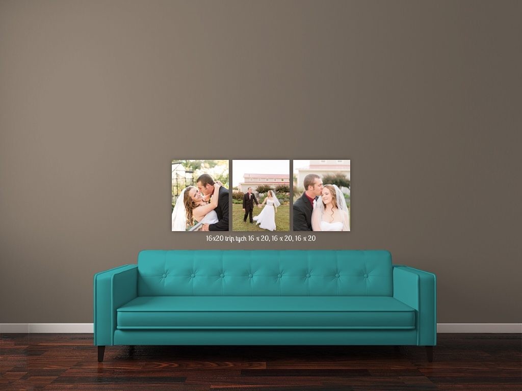 Firefighter wedding gallery wall example