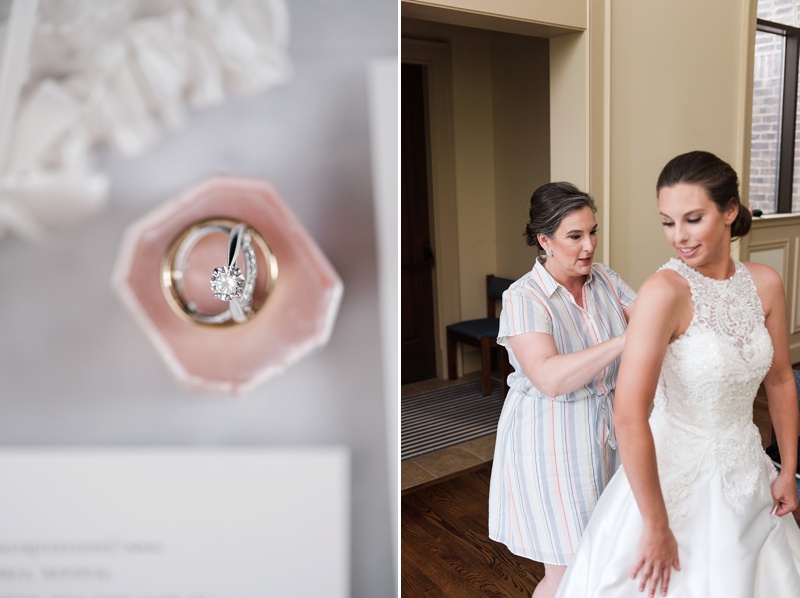 Auburn College Sweethearts | MEREDITH RYNCARZ PHOTOGRAPHY | Country Club Wedding in blues, whites, and greens at Inverness Country Club.  Summer Wedding 