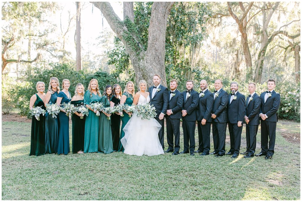 Bridal Party styled by a wedding day stylist in Savannah 