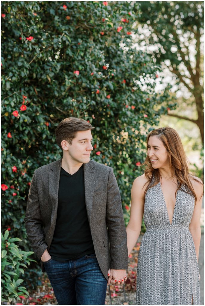 Planning a destination engagement session can be as simple as a botanical garden in another state