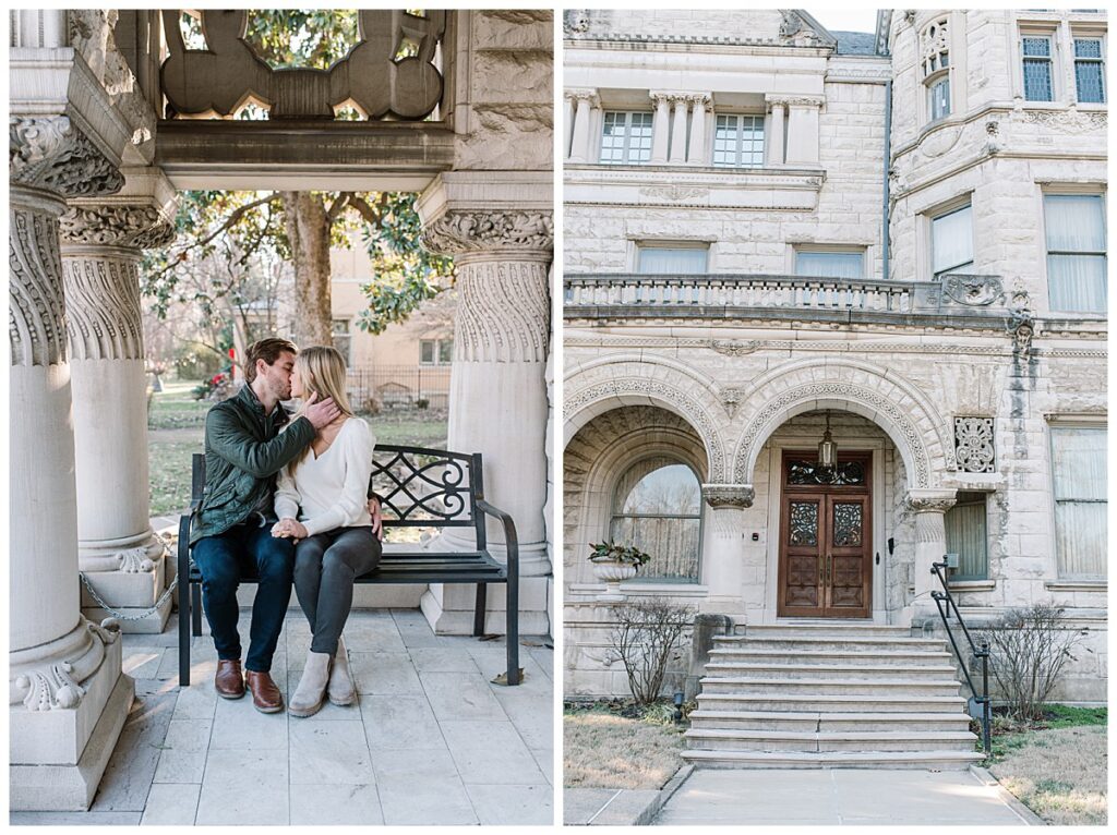Engagement Session at The Conrad-Caldwell House Museum