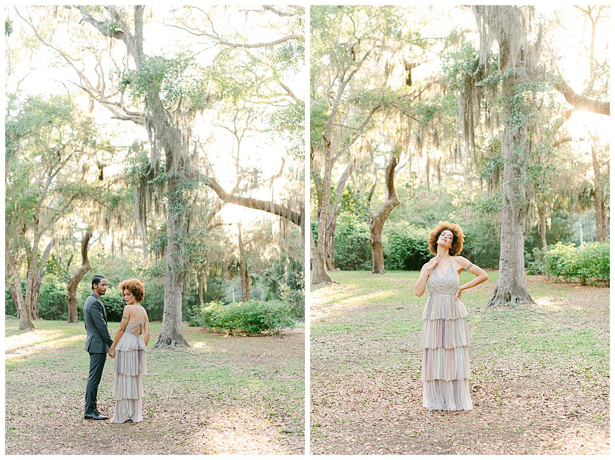 Outdoor engagement session in Florida